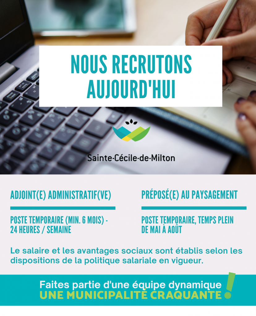 Ouvertures de postes