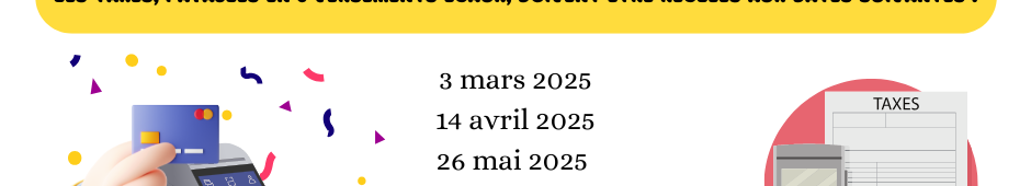 Comptes de taxes 2025