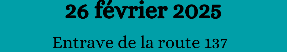 Avertissement travaux-137 entre 6e rang et le rang-du-haut-de-la-riviere-sud-26-fevrier